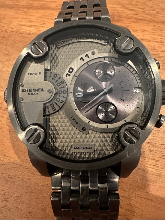 Diesel Other - Diesel Men's Multi-Zone Metal Watch in Gunmetal Gray